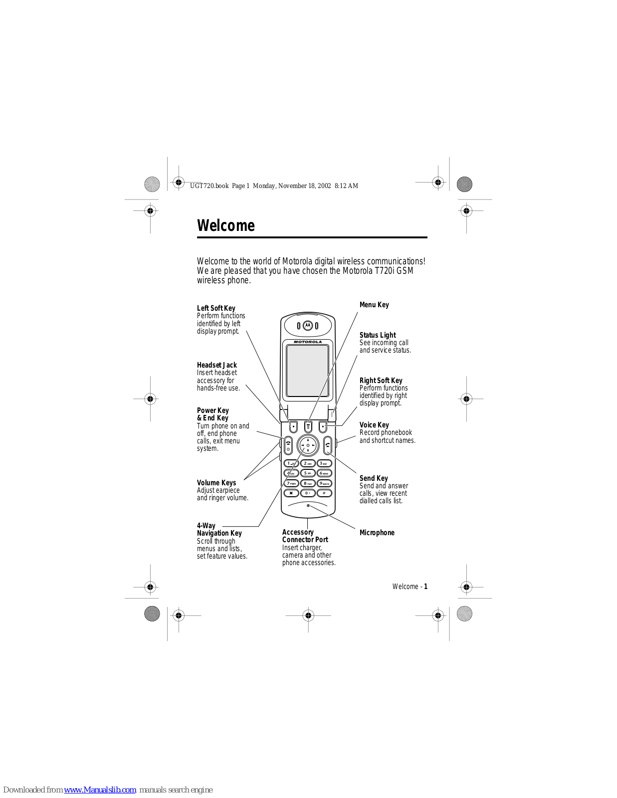 Motorola T720I - MANUAL 3 User Manual