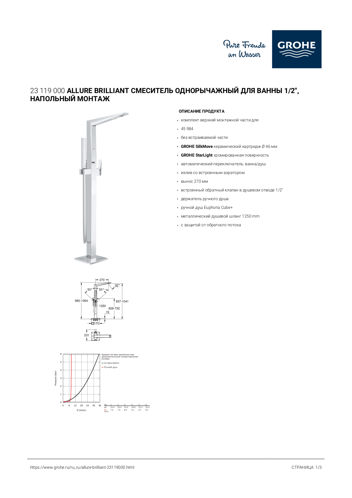 Grohe 23 119 000 User guide