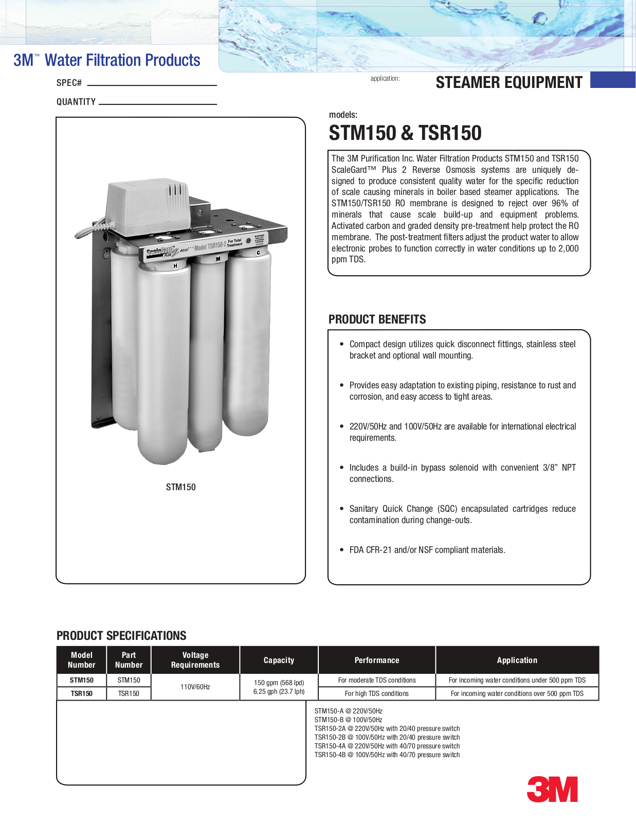 3M STM150 User Manual