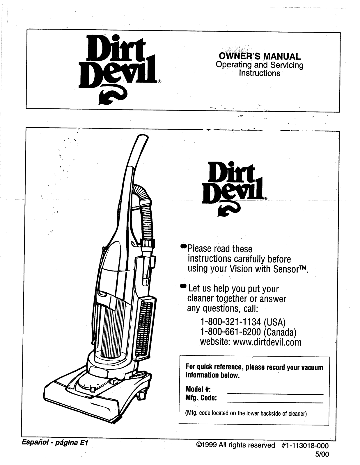 Dirtdevil M089890 User Manual - ManualMachine.com