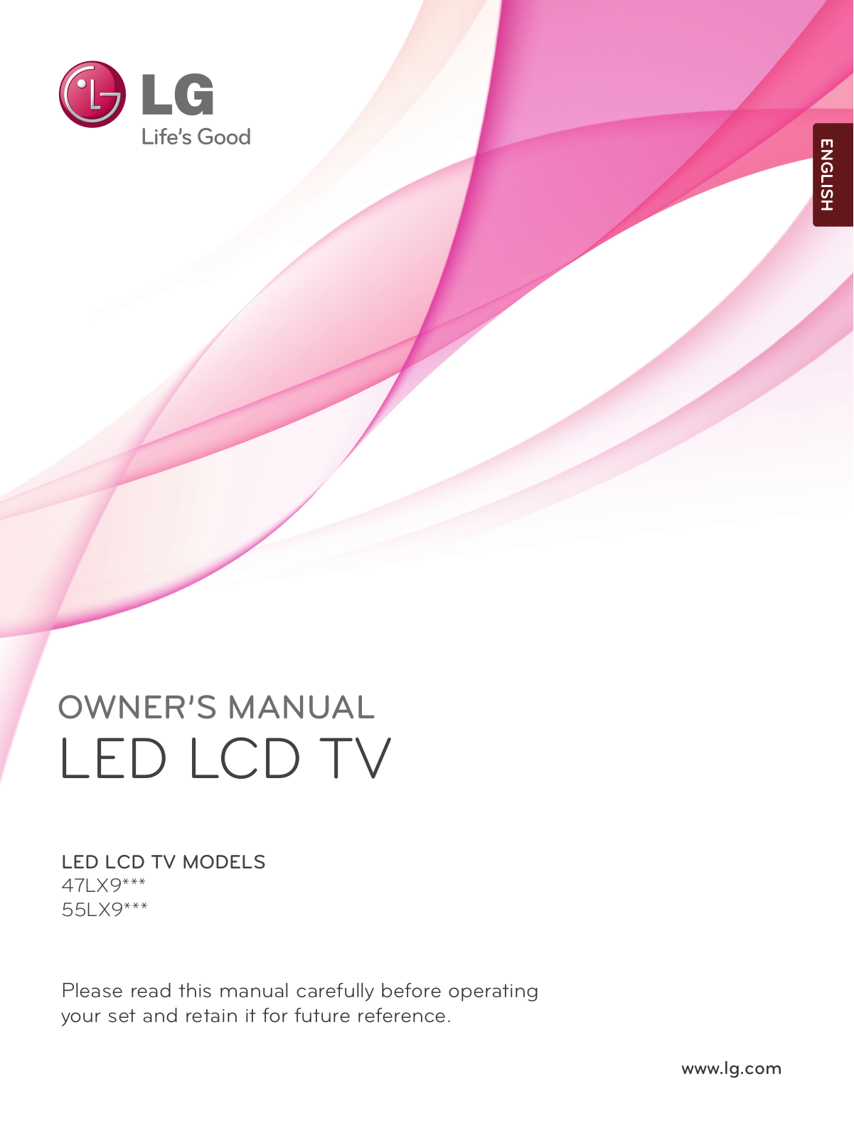 LG 47LX9550 Owner’s Manual