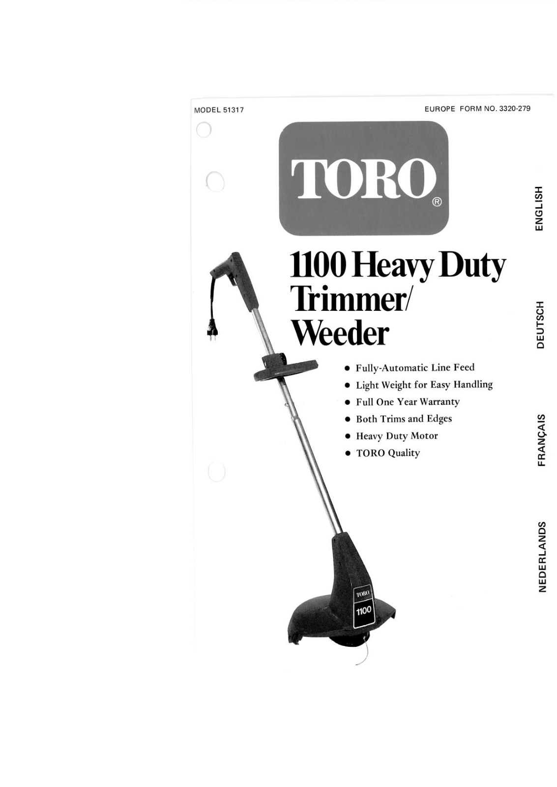 Toro 51317 Operator's Manual