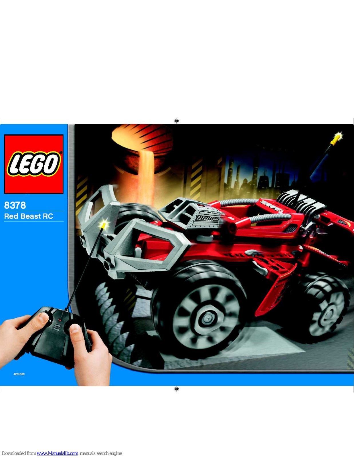 LEGO Red Beast RC 8378 Building Instructions