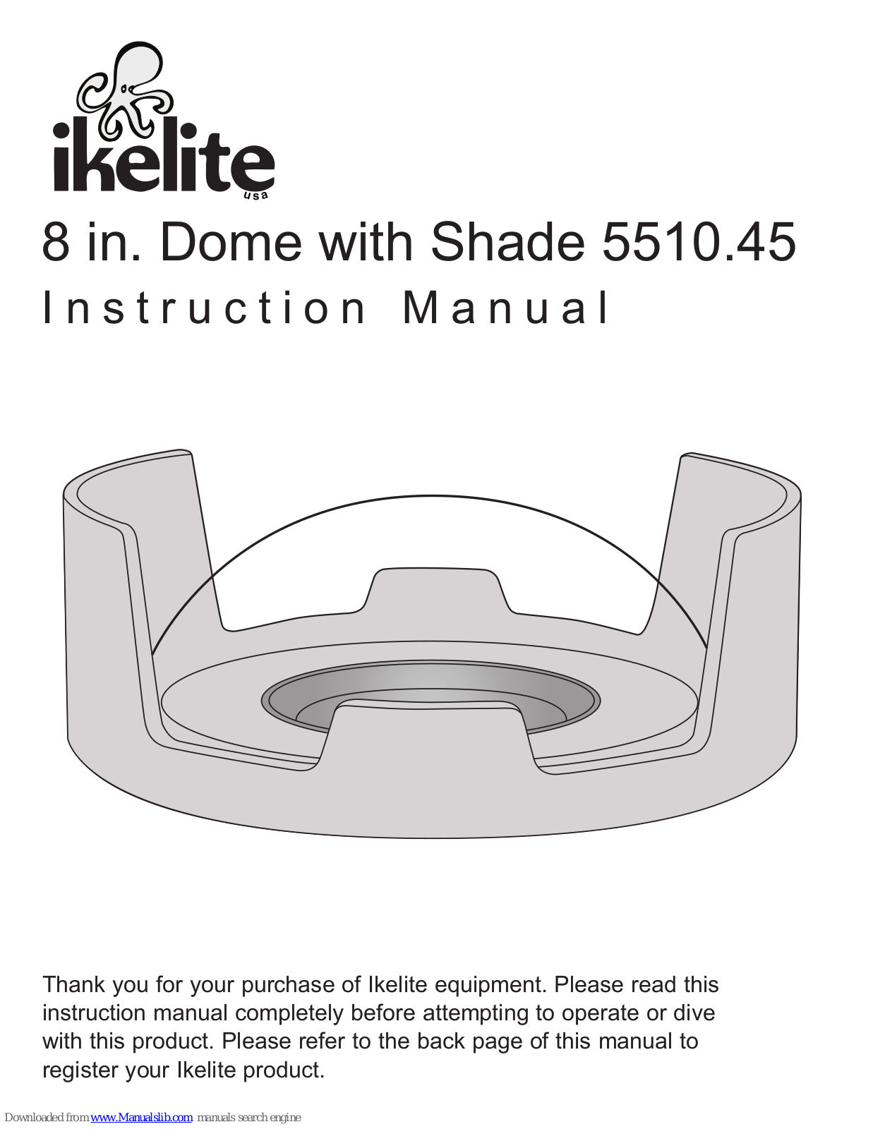 Ikelite 5510.45 Instruction Manual