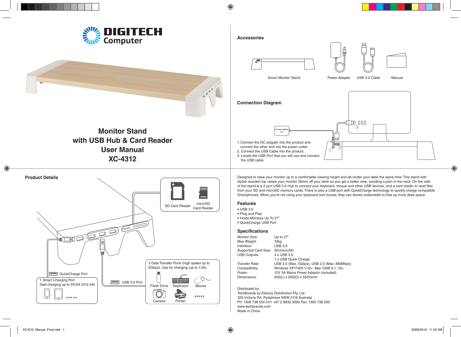 Digitech XC-4312 User Manual