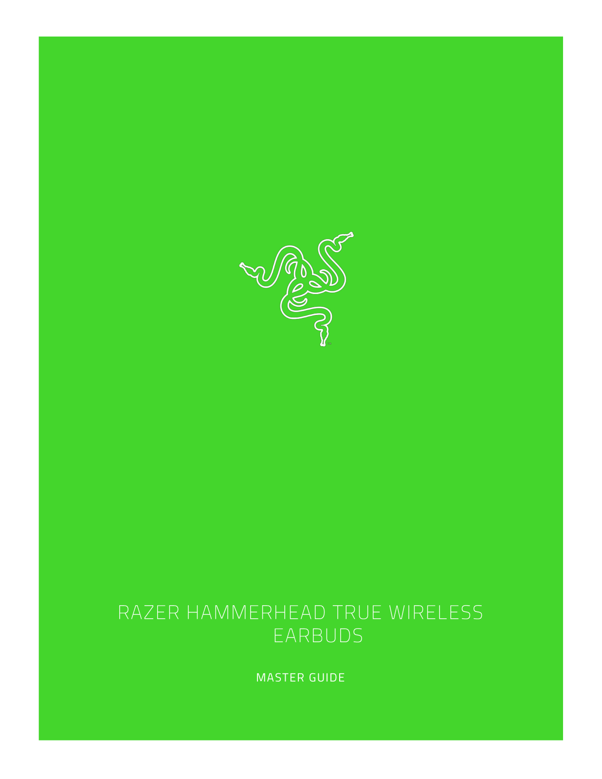 Razer Hammerhead User Manual