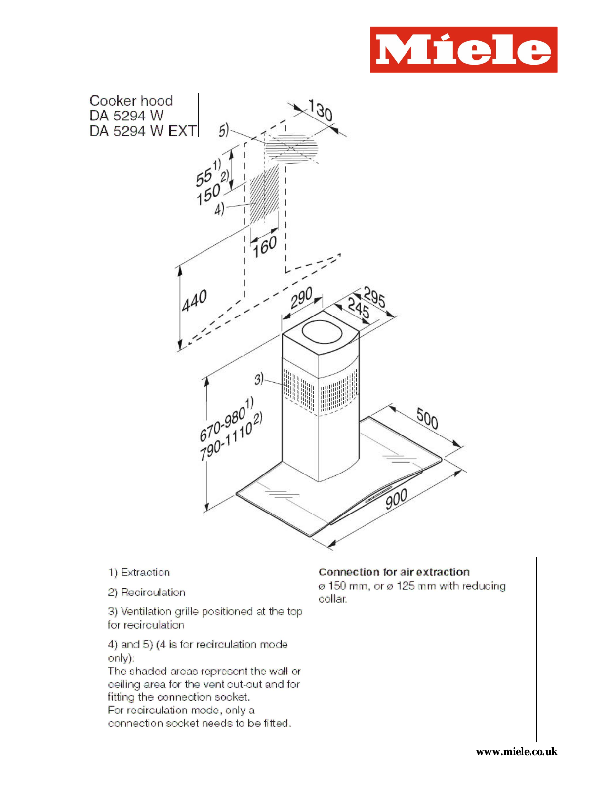 Miele DA5294 User Manual