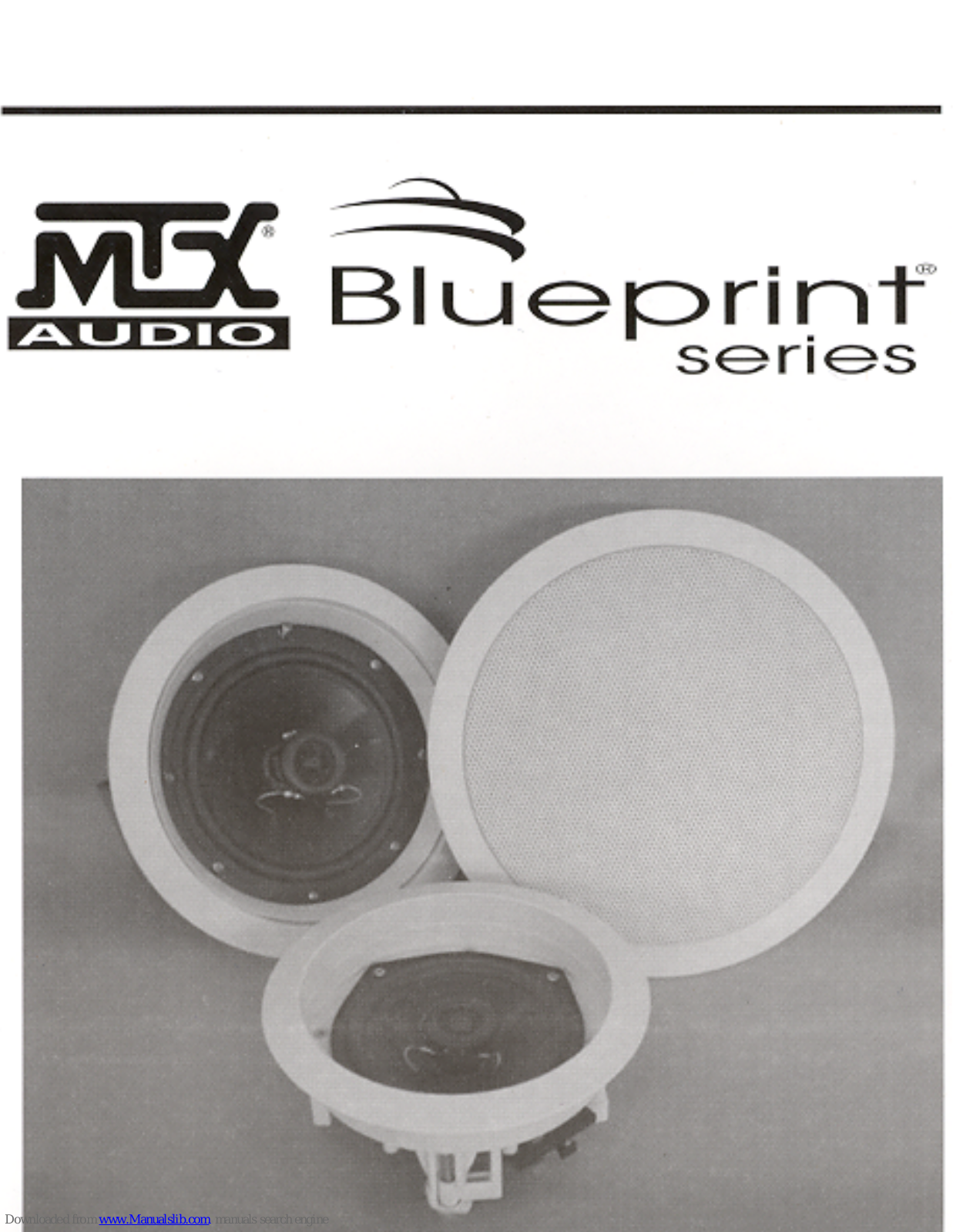 MTX Blueprint 612C, Blueprint 812C User Manual