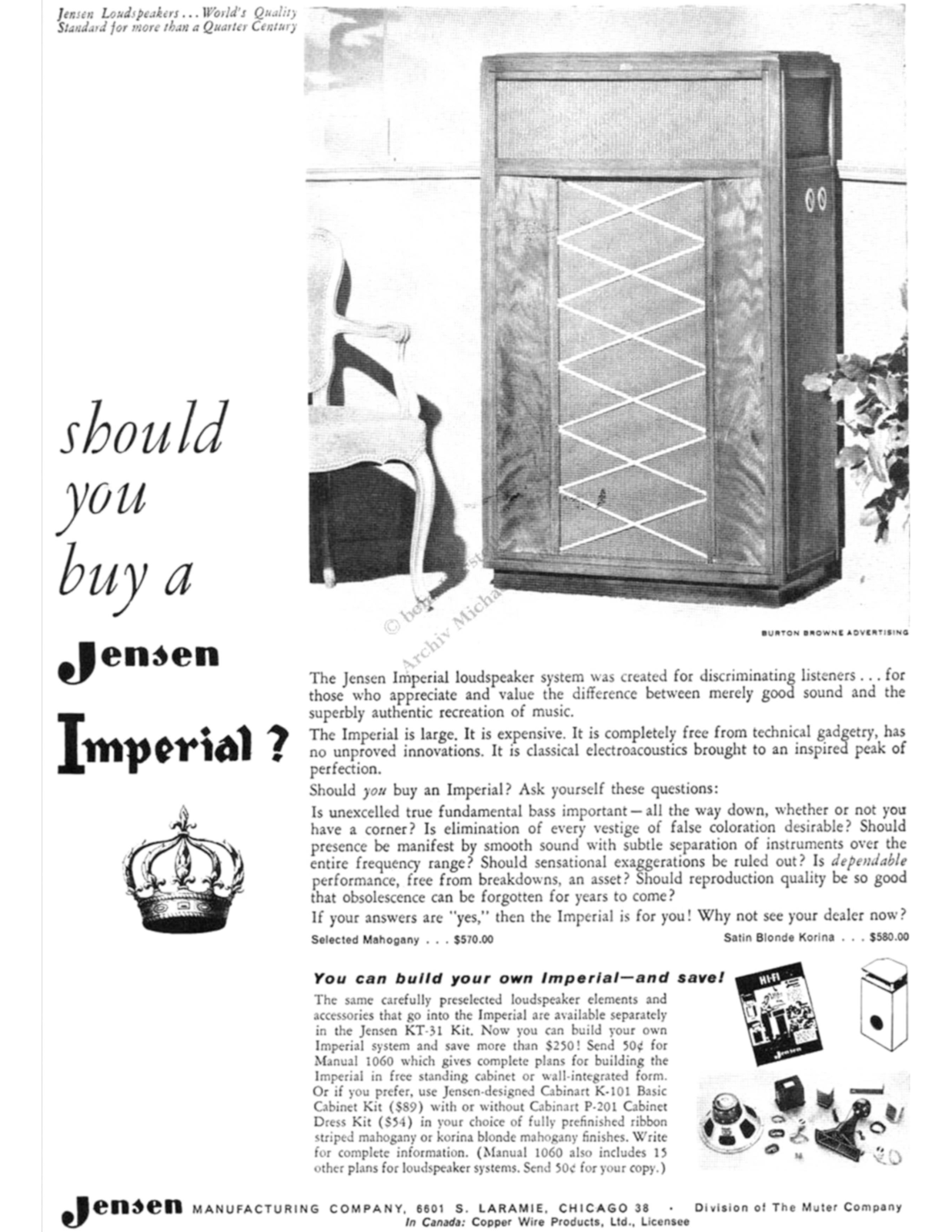 Jensen Imperial flyer - ManualMachine.com