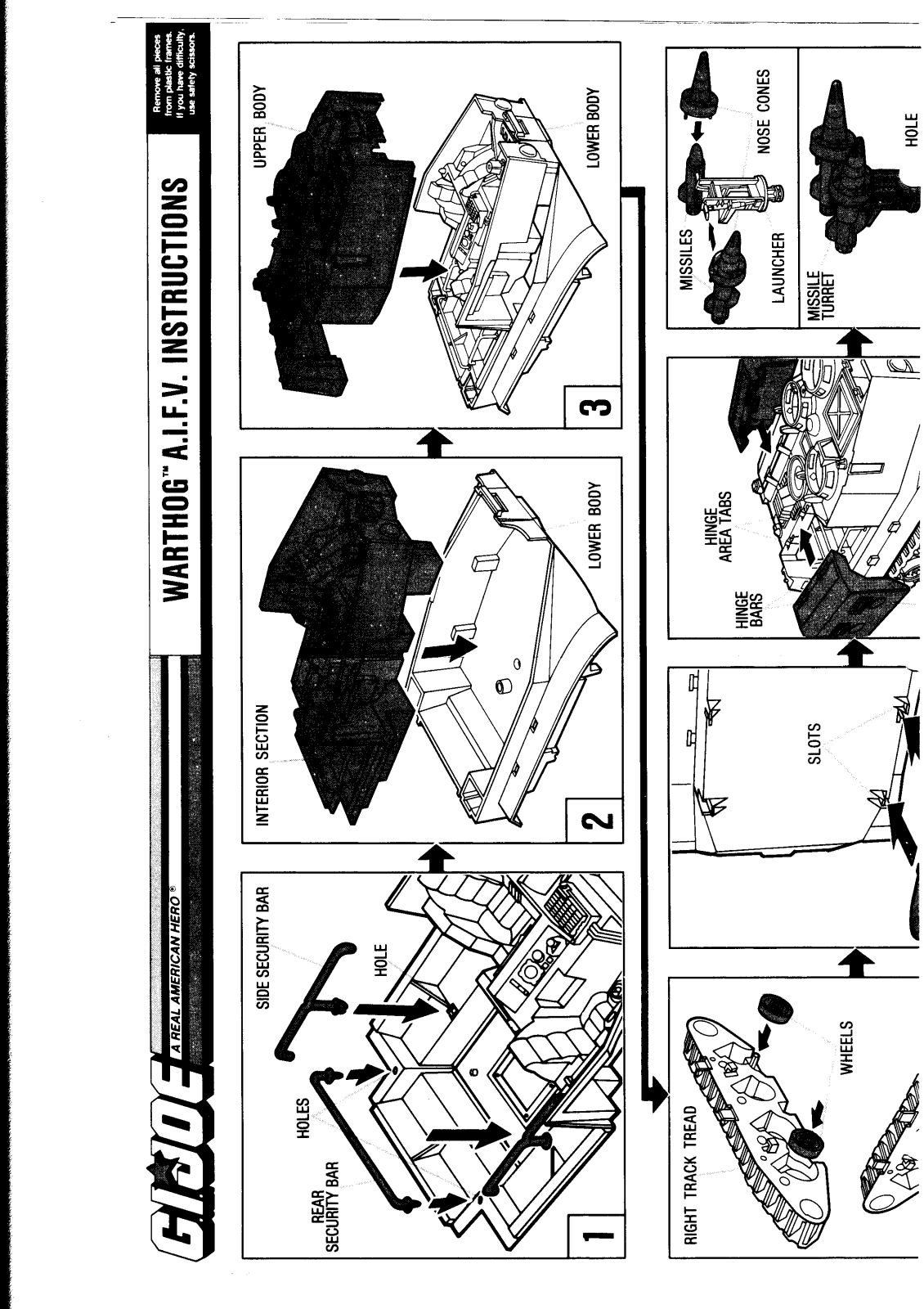 HASBRO GIJoe Warthog User Manual