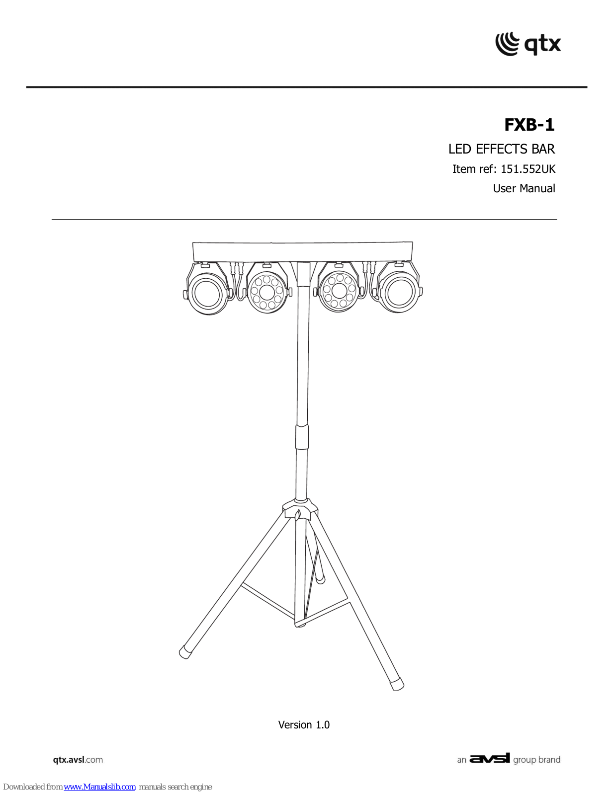 Qtx FXB-1, 151.552UK User Manual