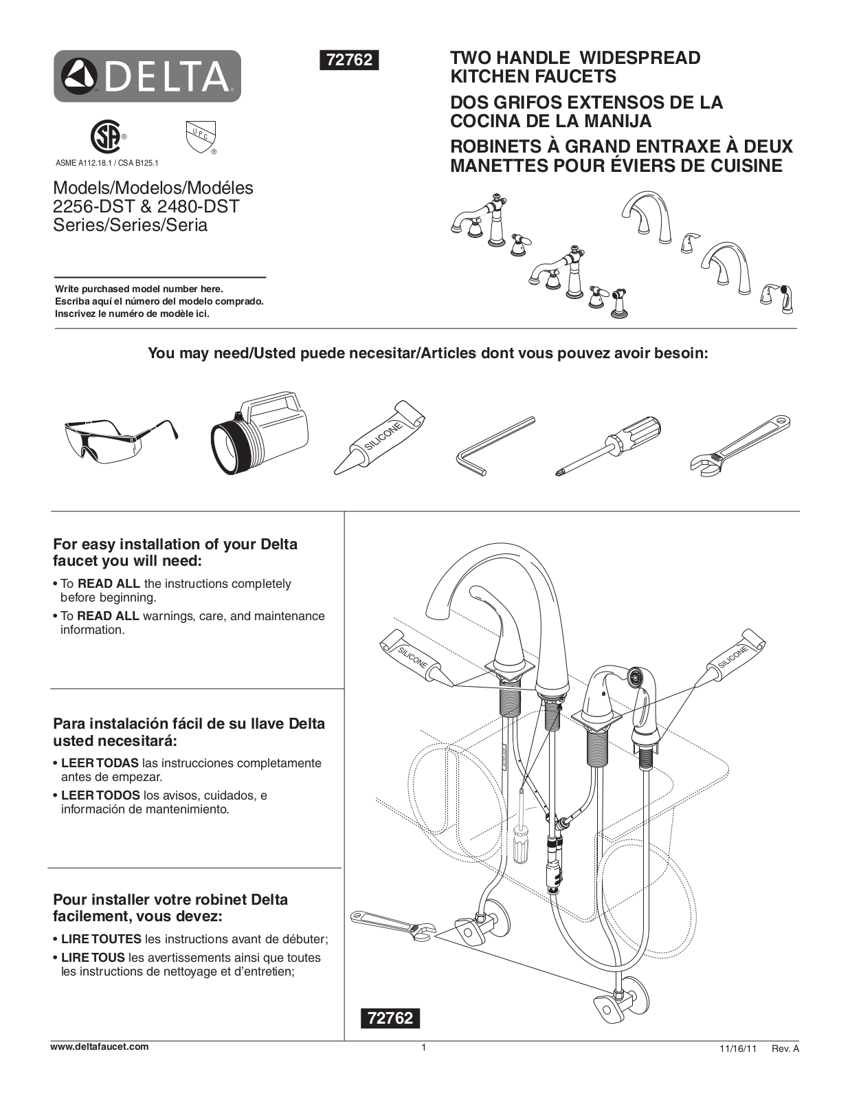 Factory Direct Hardware 2480-DST User Manual