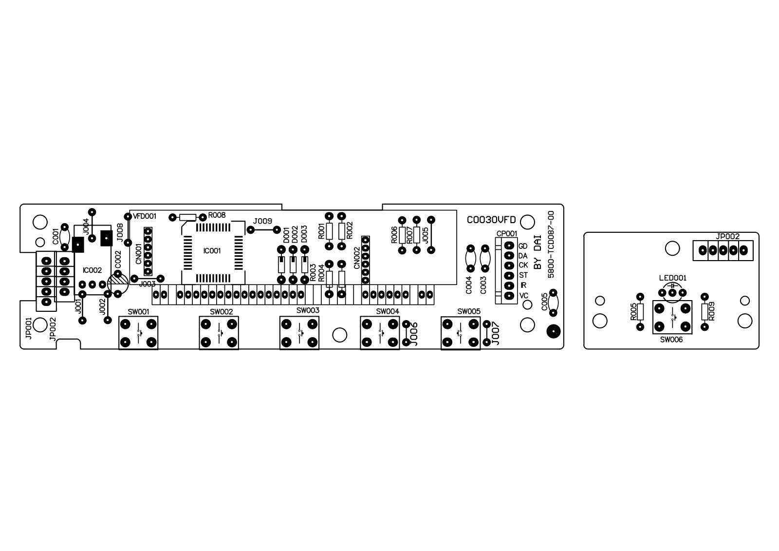 Vitek VT-4009 Schematic Top