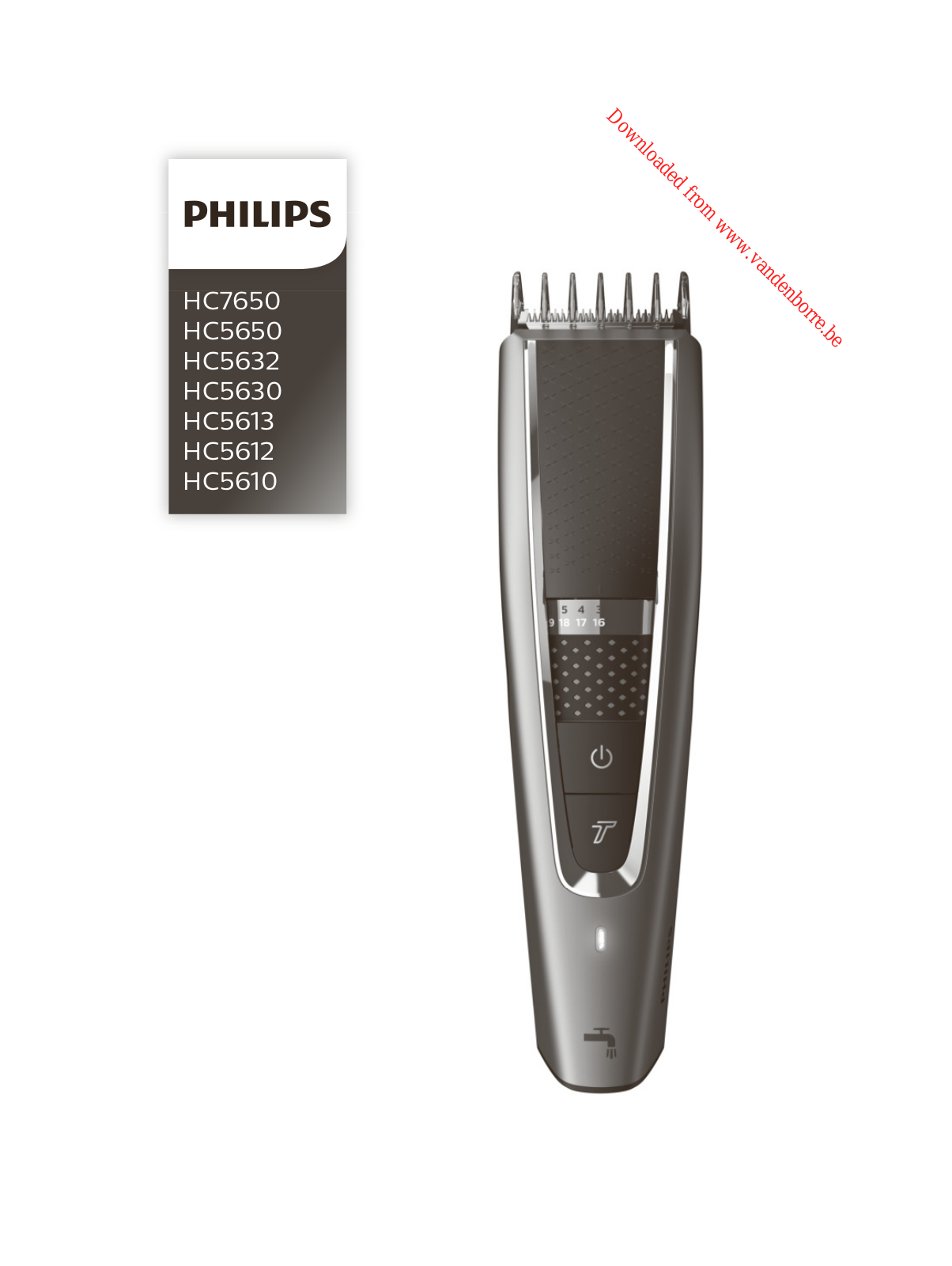 PHILIPS HC7650 User Manual