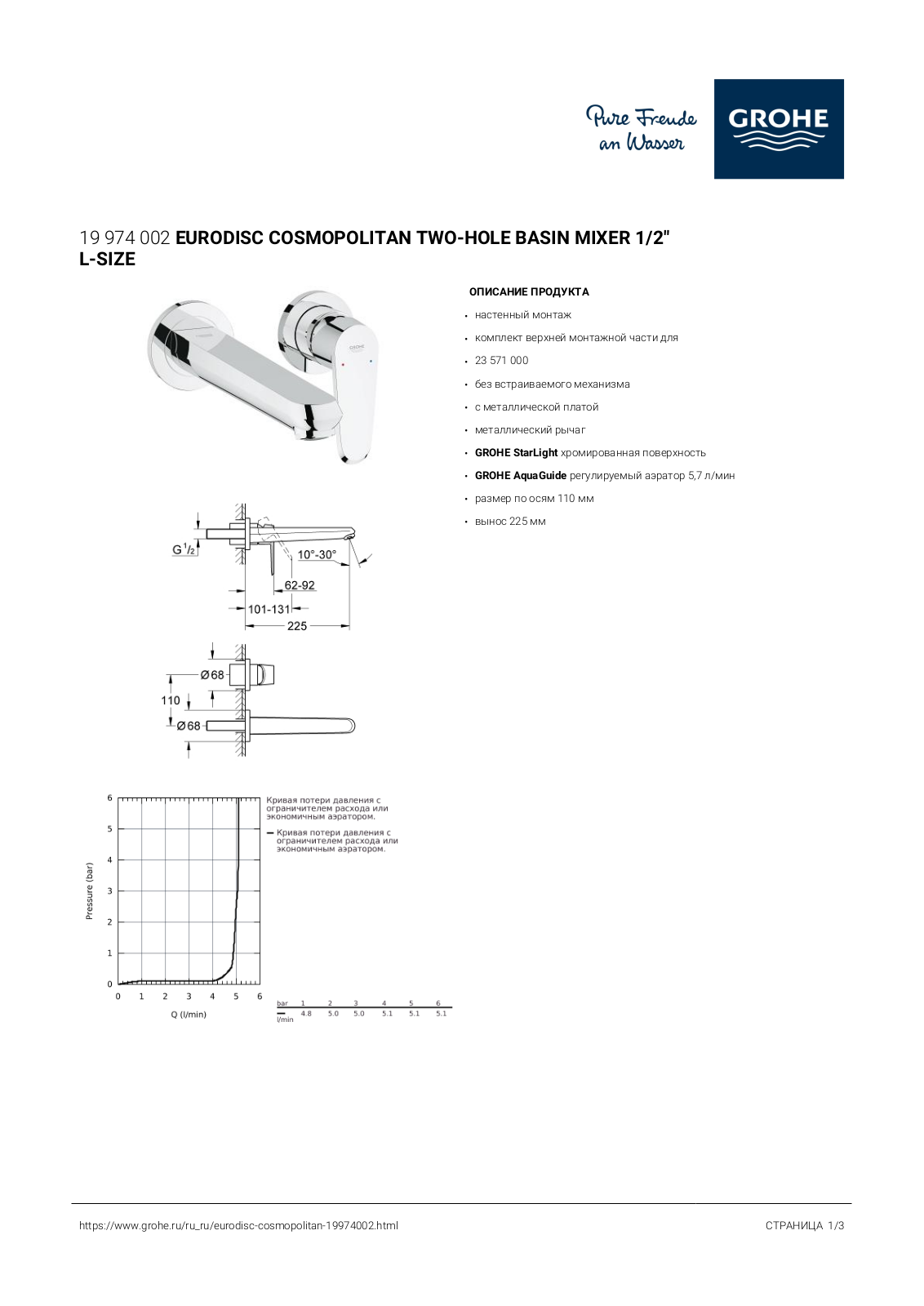 Grohe 19974002 User guide