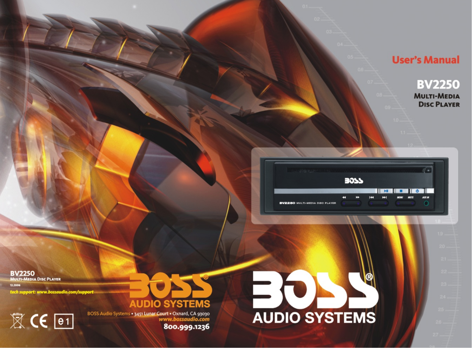 Boss Audio BV2250 Owner Manual