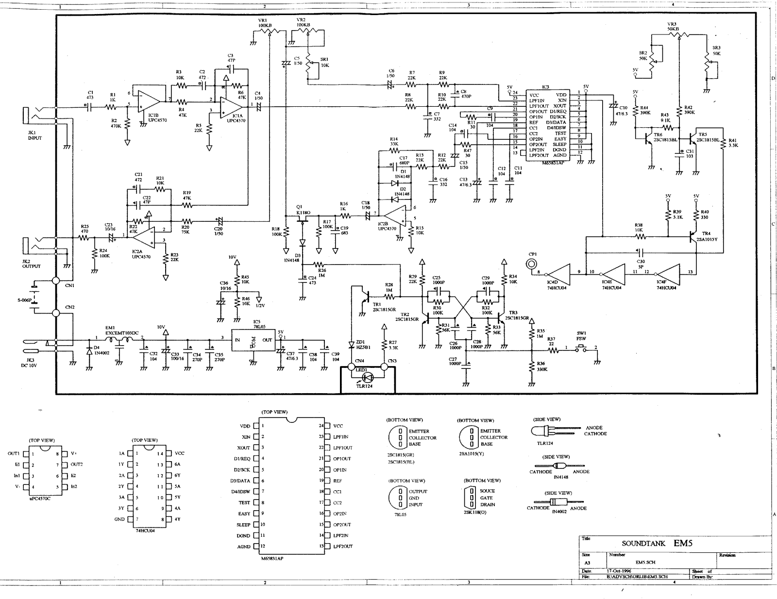 Ibanez em5 schematic