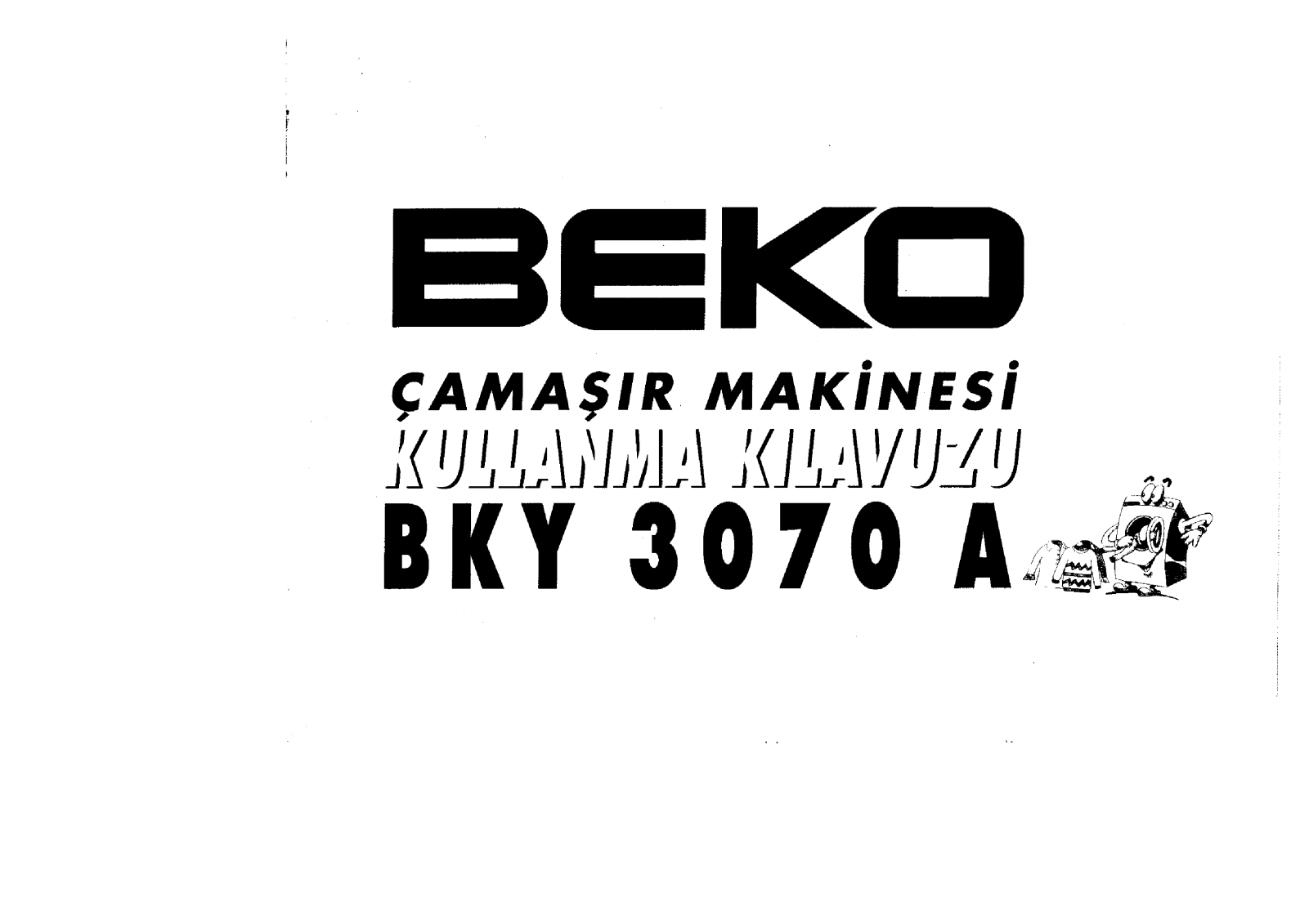 BEKO BKY-3070A User Manual