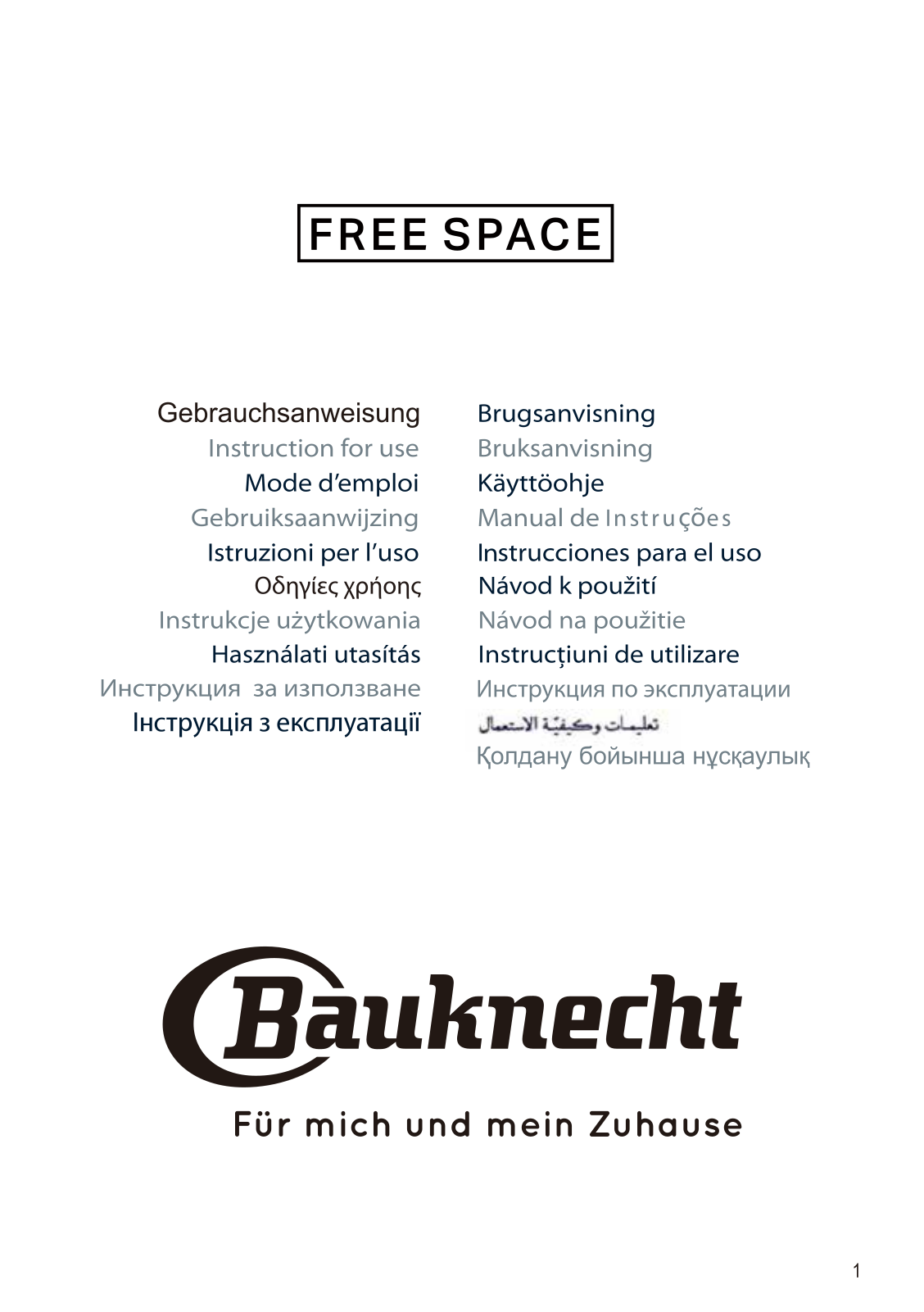 BAUKNECHT MF 201 B User Manual