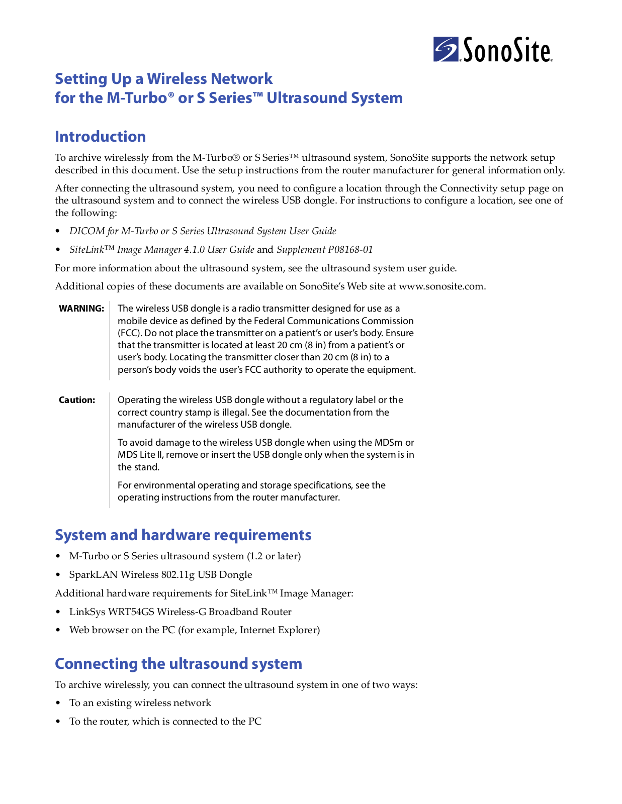 SparkLAN Communications 0685R04070 Setup Instructions