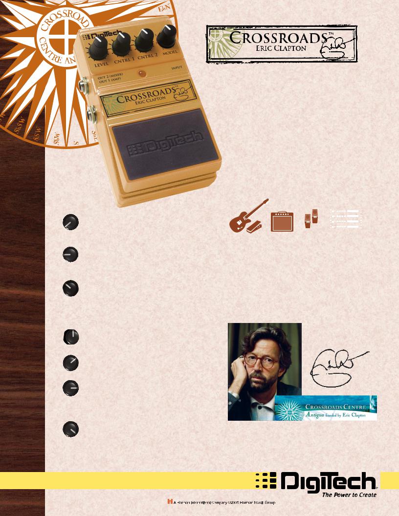 DigiTech Eric Clapton Crossroads User Manual