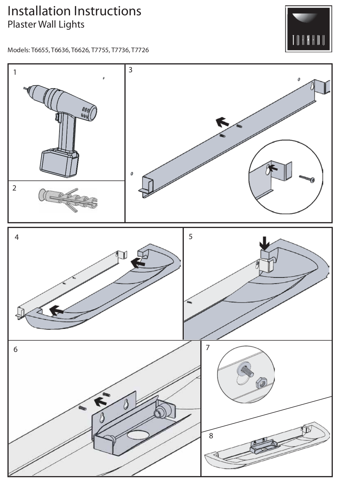 TORNADO T6626, T6636, T6655, T7726, T7736 User Manual