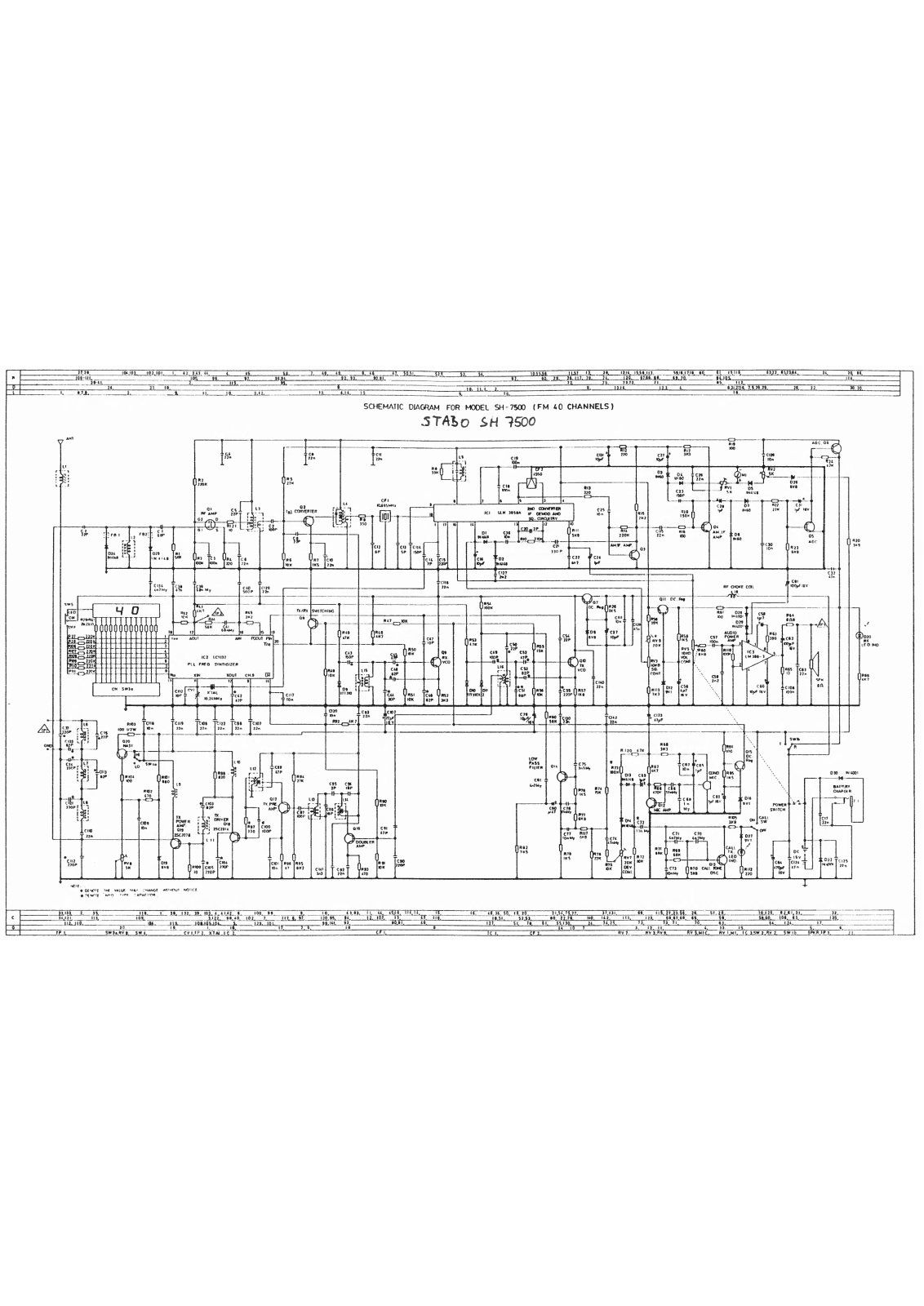 stabo sh 7500 Schematic