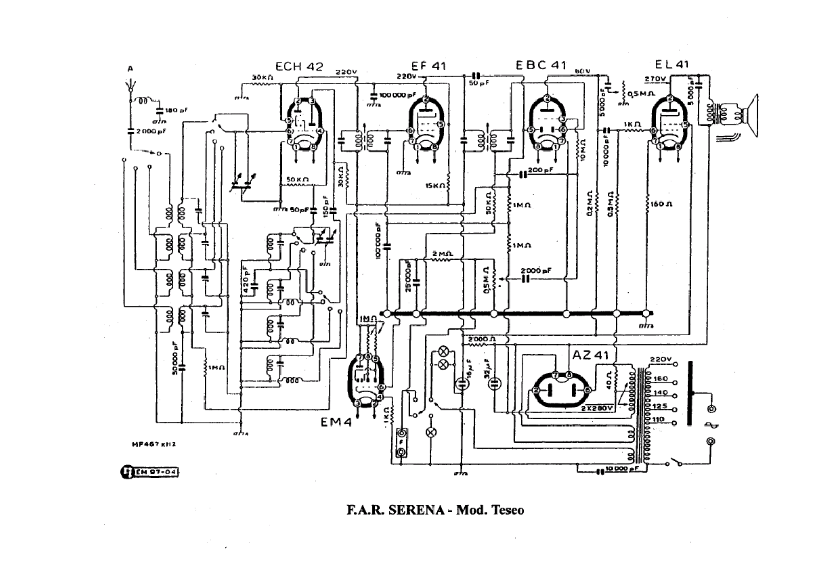 FAR Serena teseo schematic