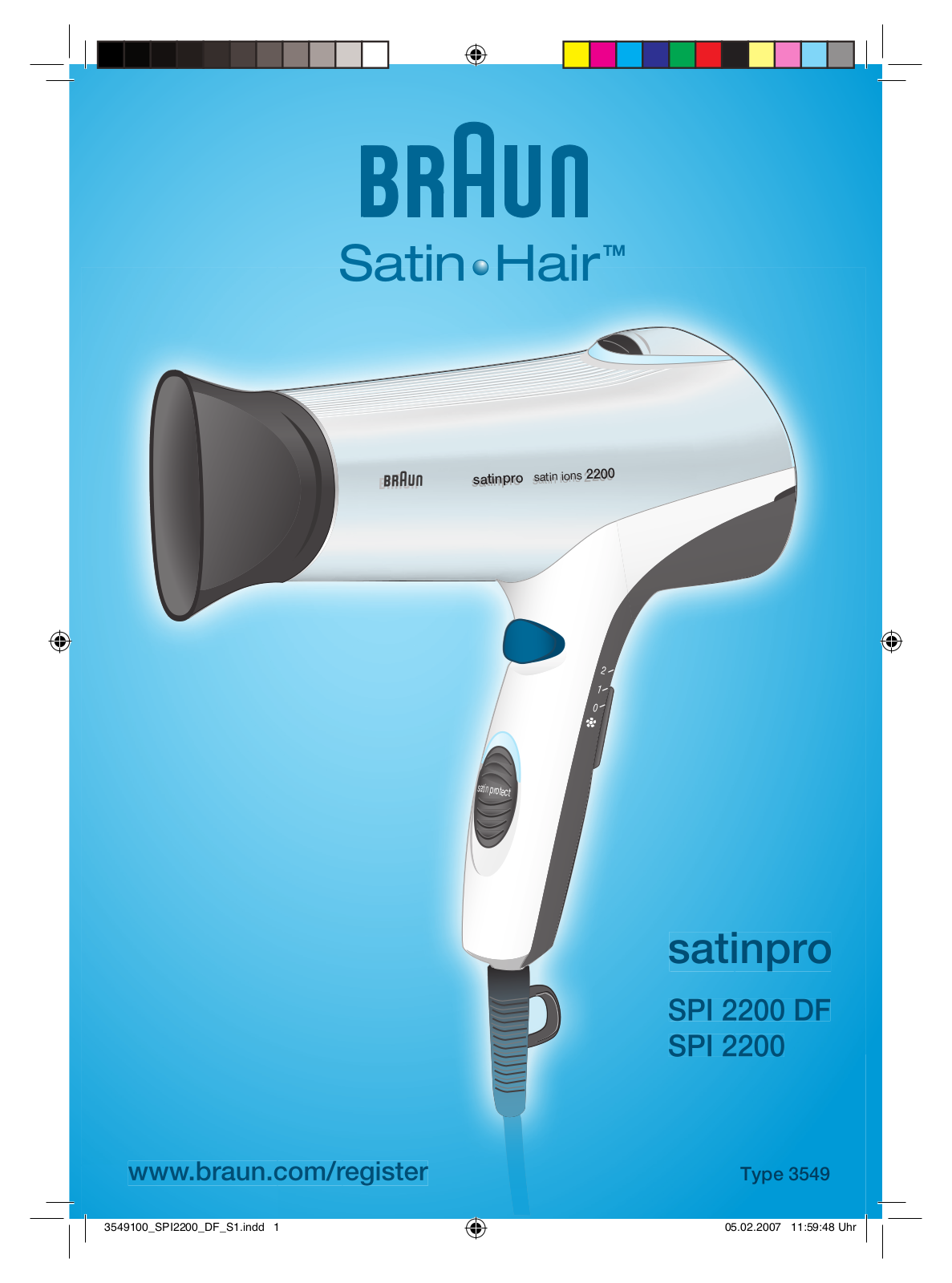 BRAUN Satin Pro User Manual