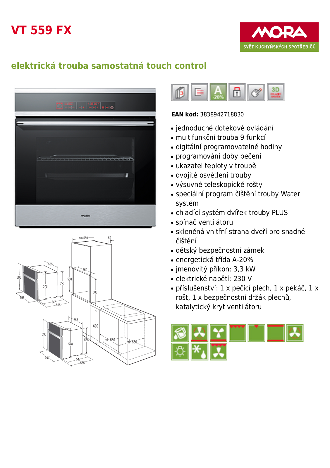 Mora VT 559 FX User Manual