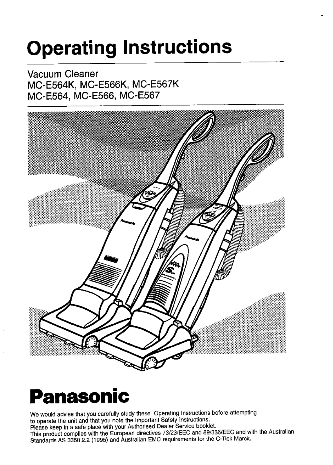 Panasonic MC-E566 User Manual