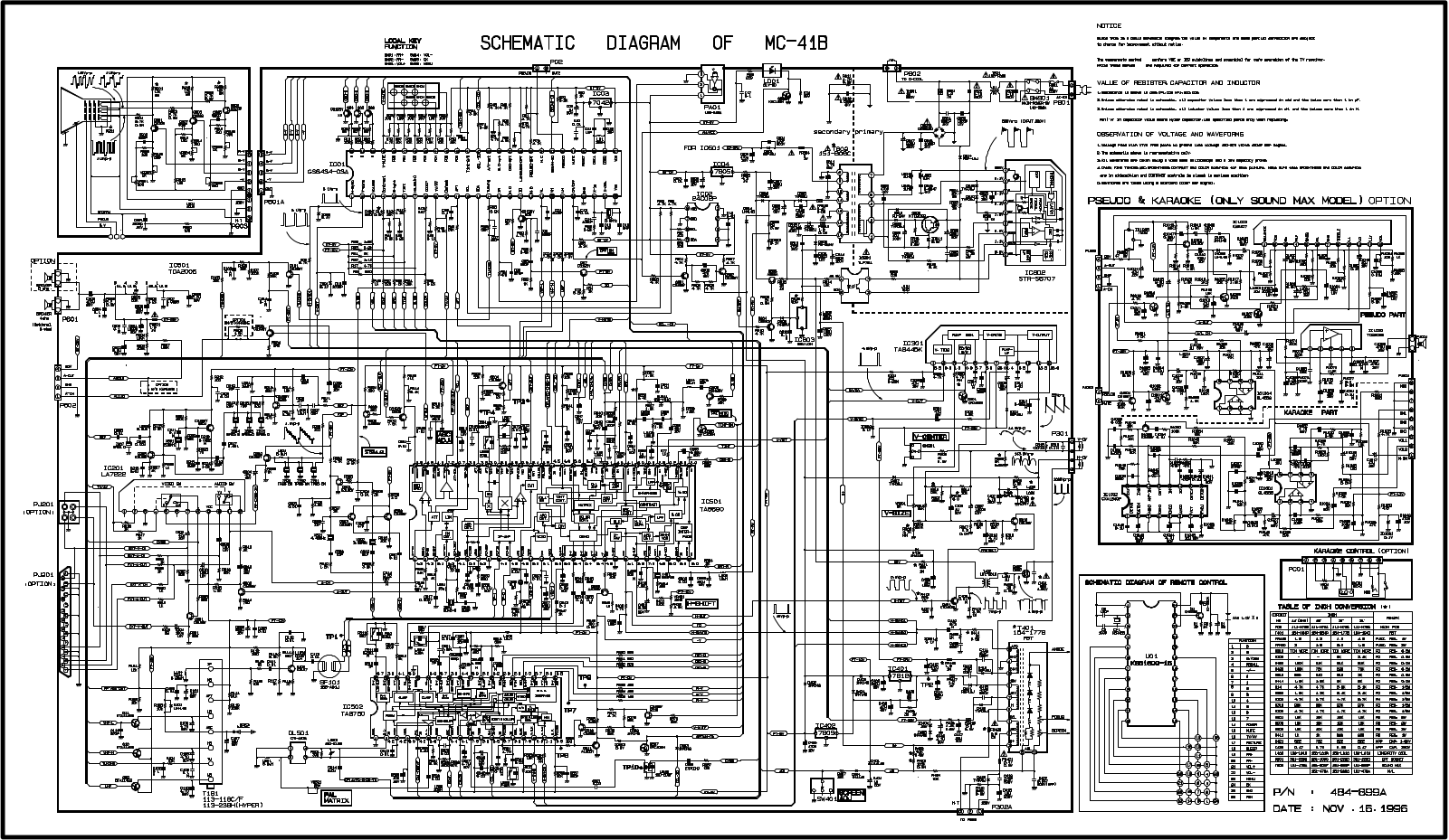 Goldstar M41B Schematic