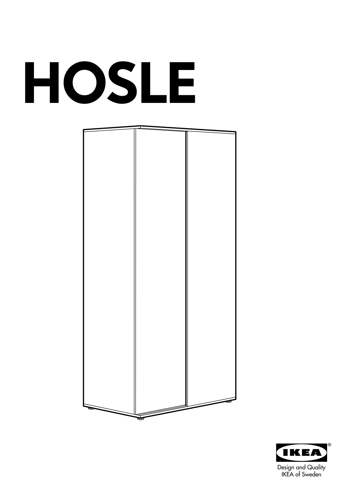 IKEA HOLSE User Manual