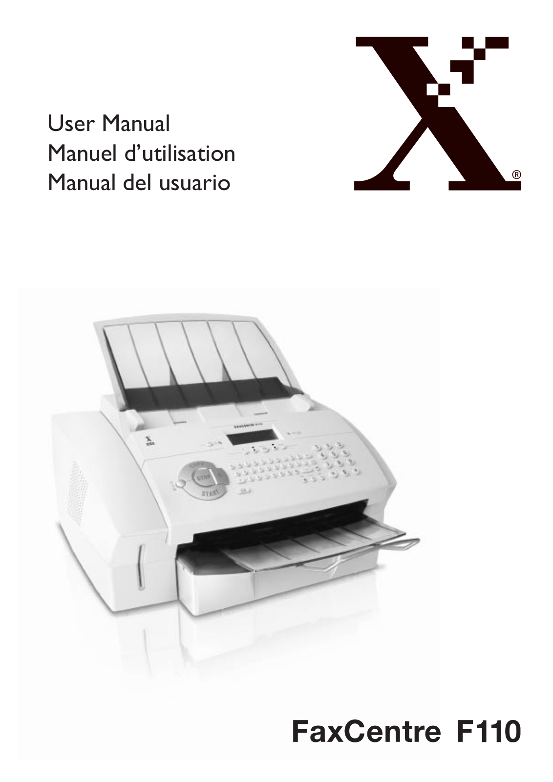 Xerox FaxCentre F110 User Guide