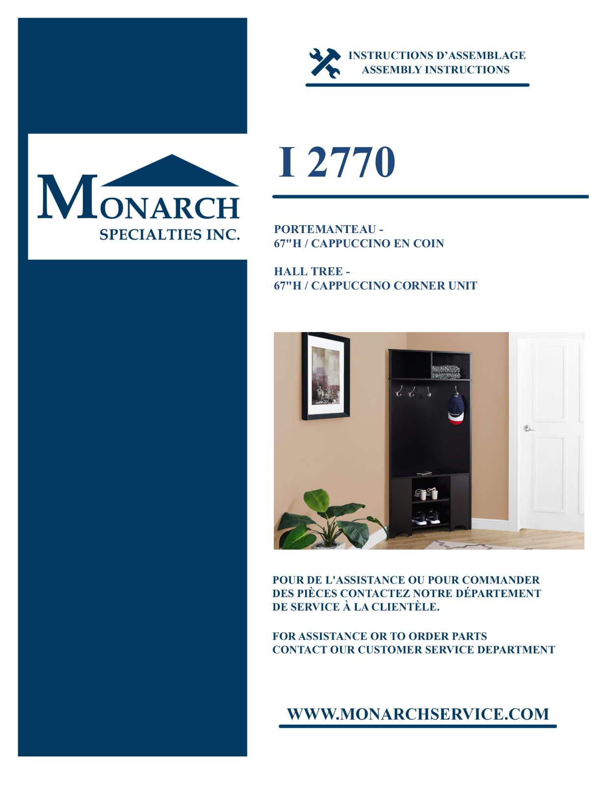 Monarch I2770 Assembly Guide