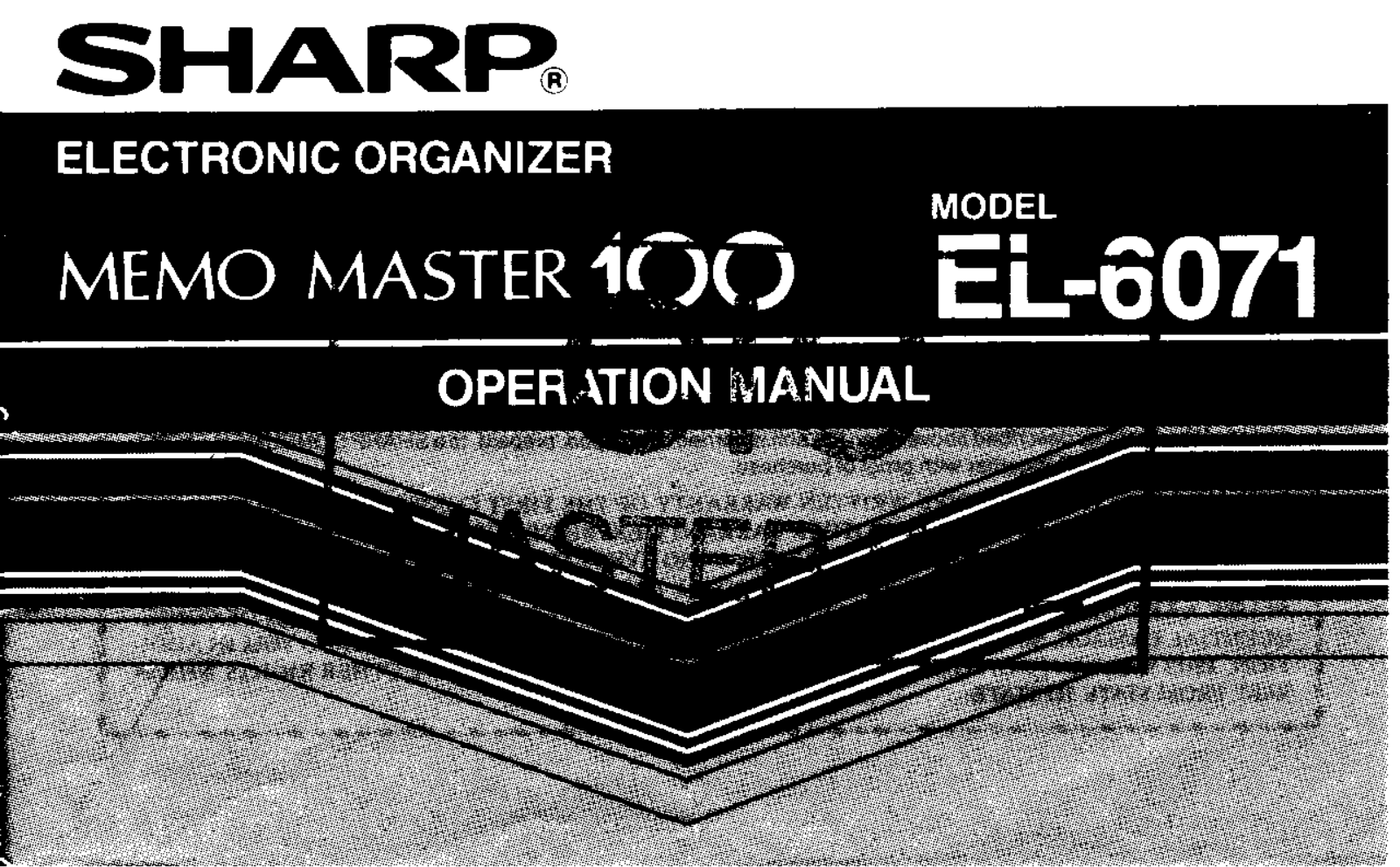 Sharp EL-6071 User Manual