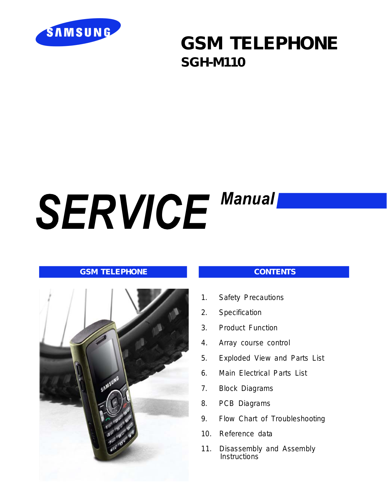 Samsung SGH-M110 Service Manual