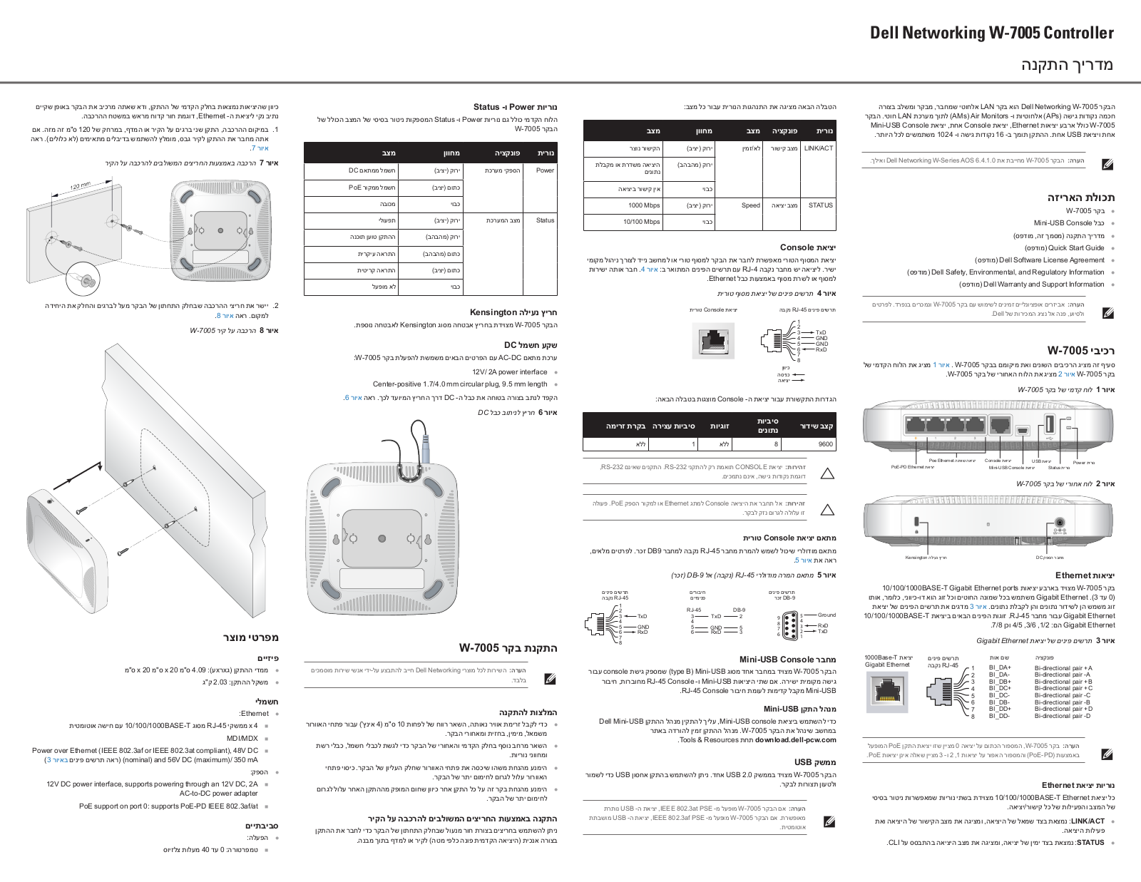 Dell W-7005 User Manual