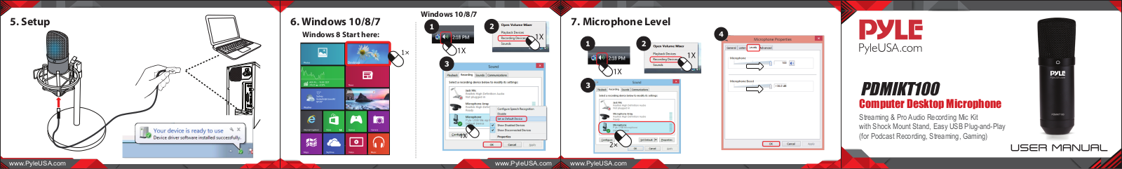 Pyle PDMIKT100 User guide - ManualMachine.com