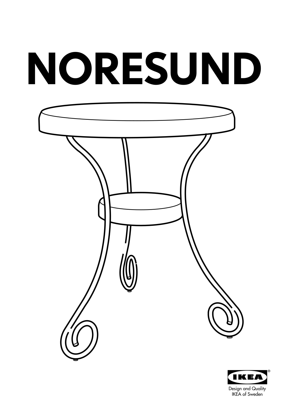 IKEA NORESUND User Manual