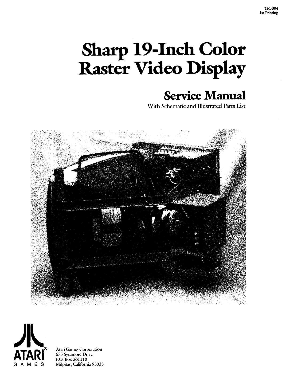 Sharp XM-2001N Schematic