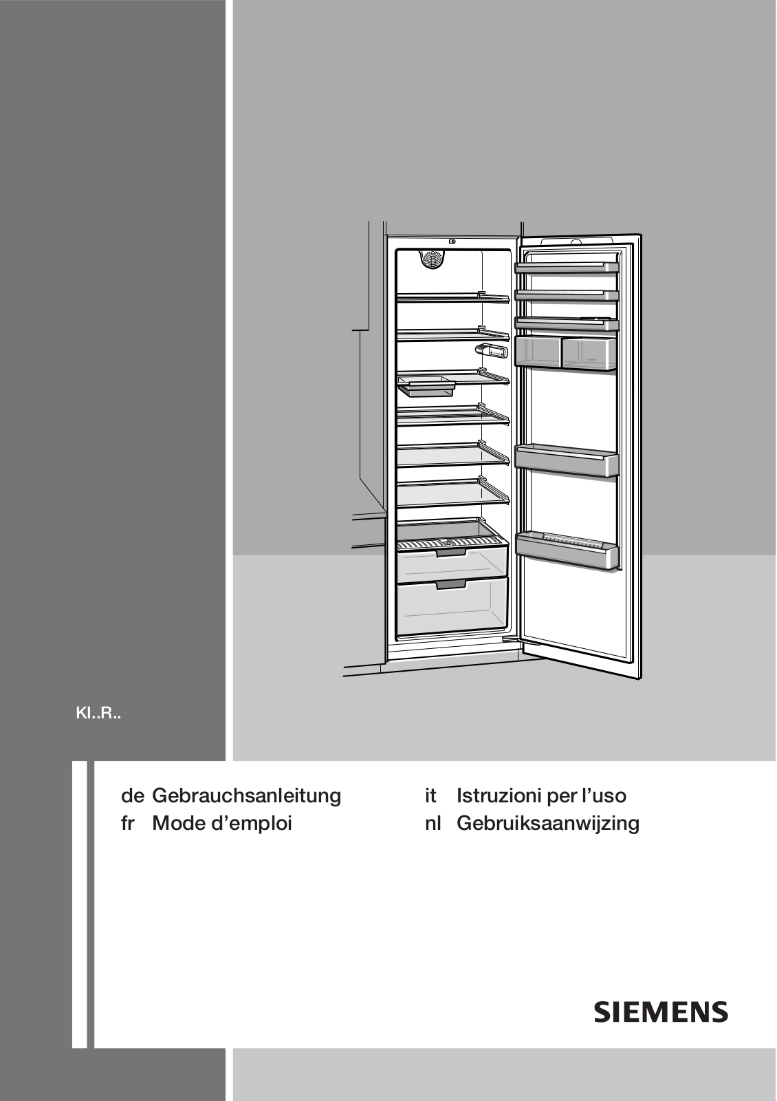 SIEMENS KI38RA51 User Manual