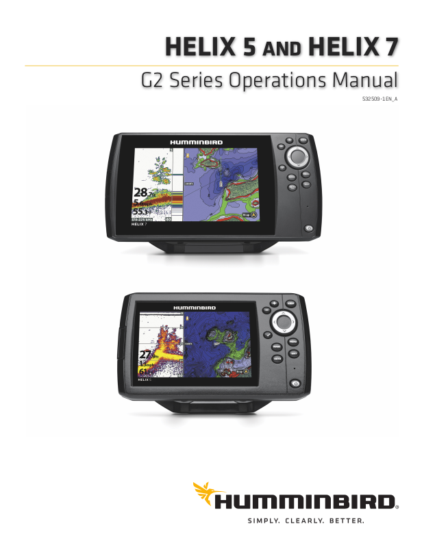 Humminbird HELIX 5 SI GPS Operating Manual