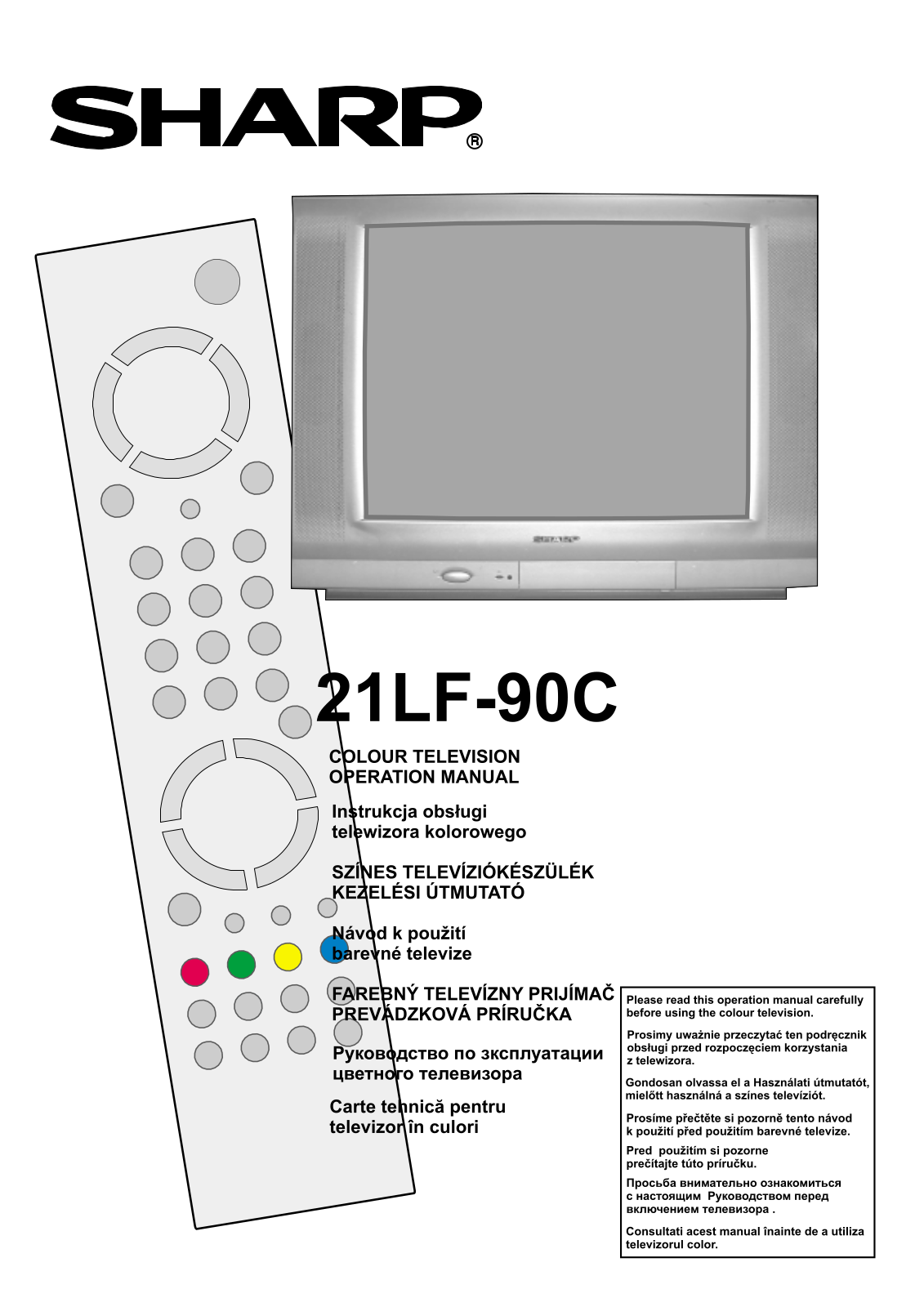 Sharp 21LF-90C User Manual