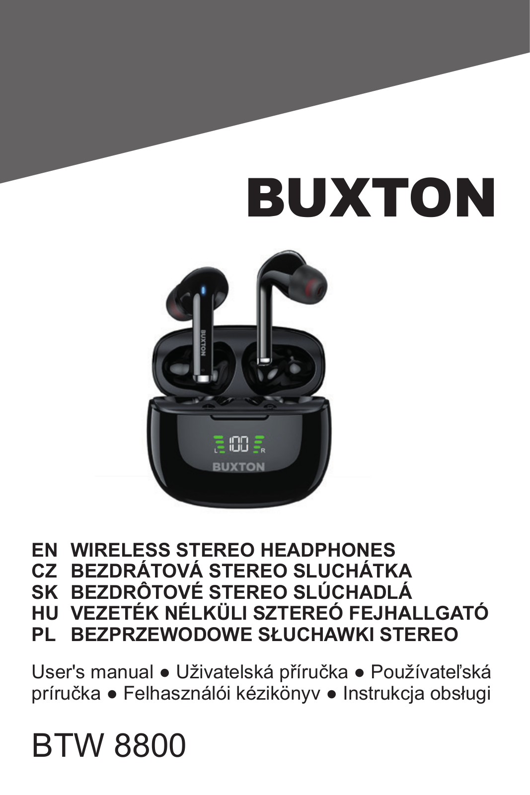 BUXTON BTW 8800 User guide - ManualMachine.com