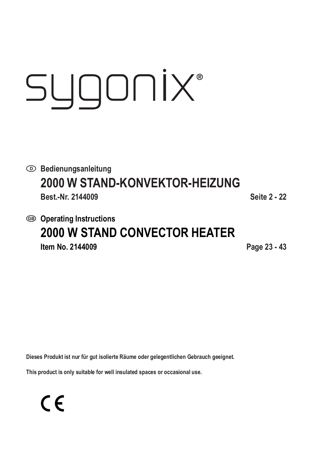 Sygonix SY-4288018 User guide