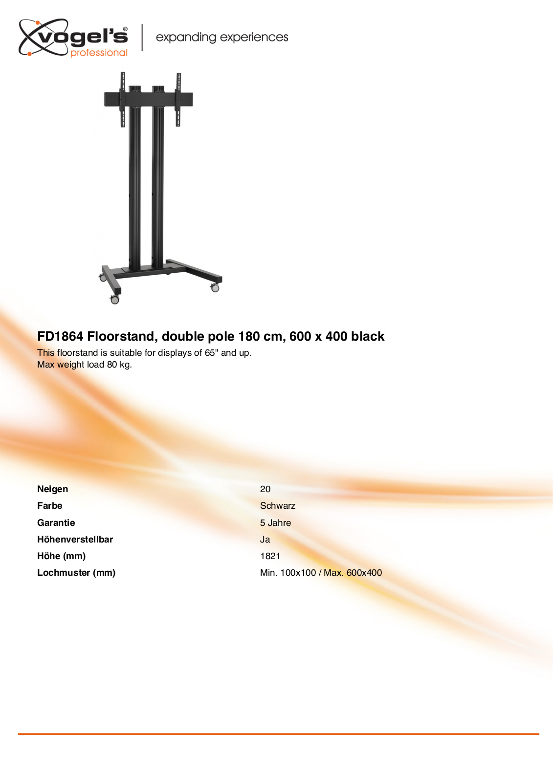 Vogel's FD1864 User Manual