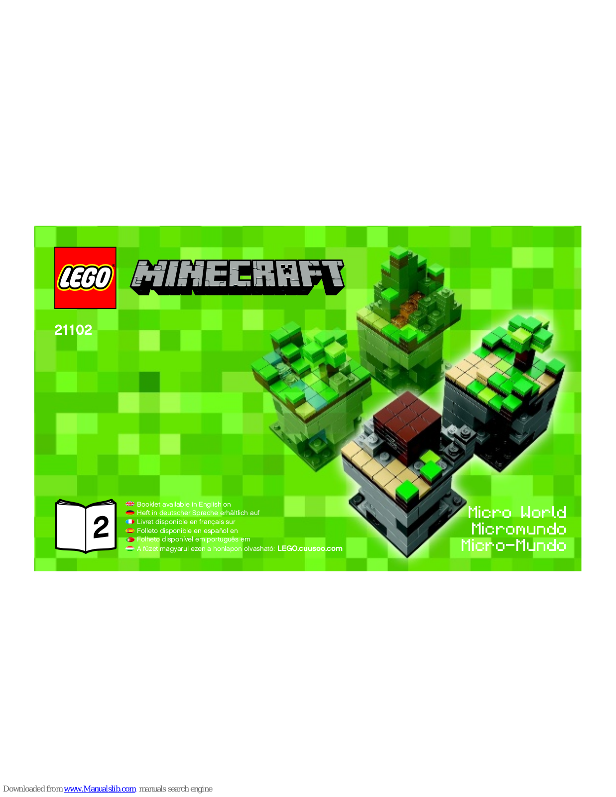 LEGO 21102 Minecraft User Manual