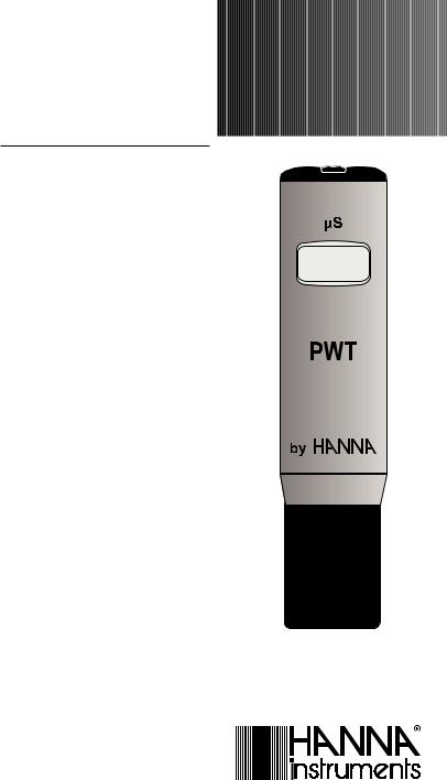 Hanna Instruments HI 98308 User Manual