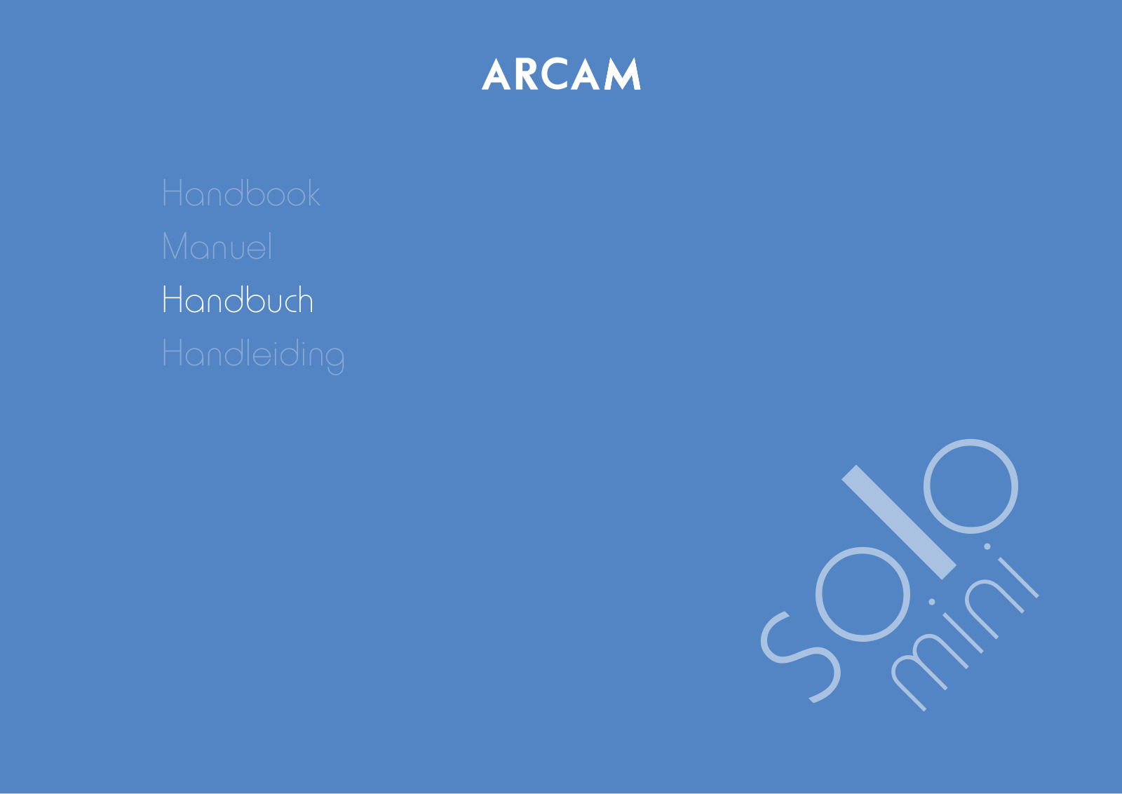 Arcam SOLO MINI User Manual